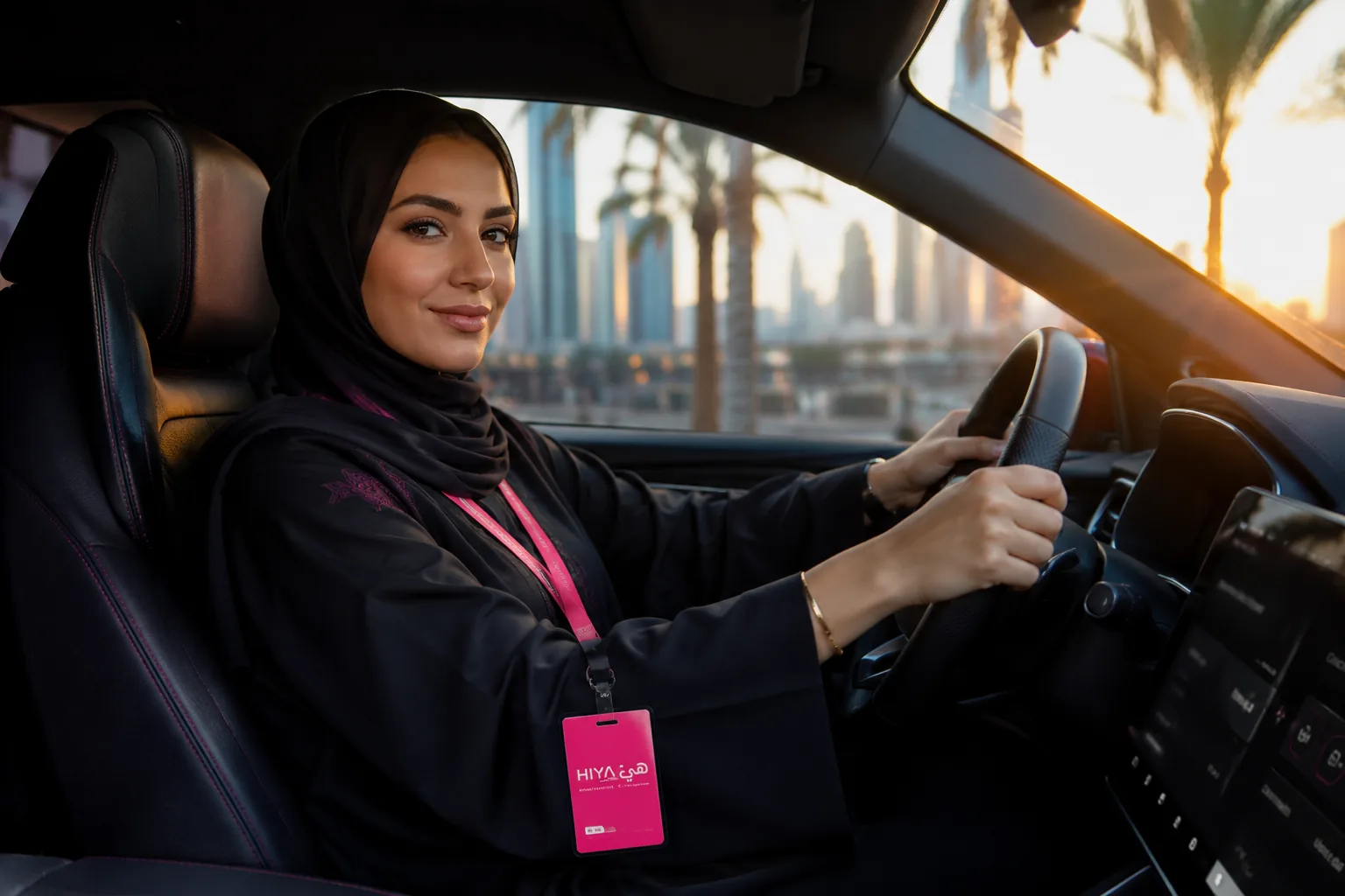 Behind the wheel