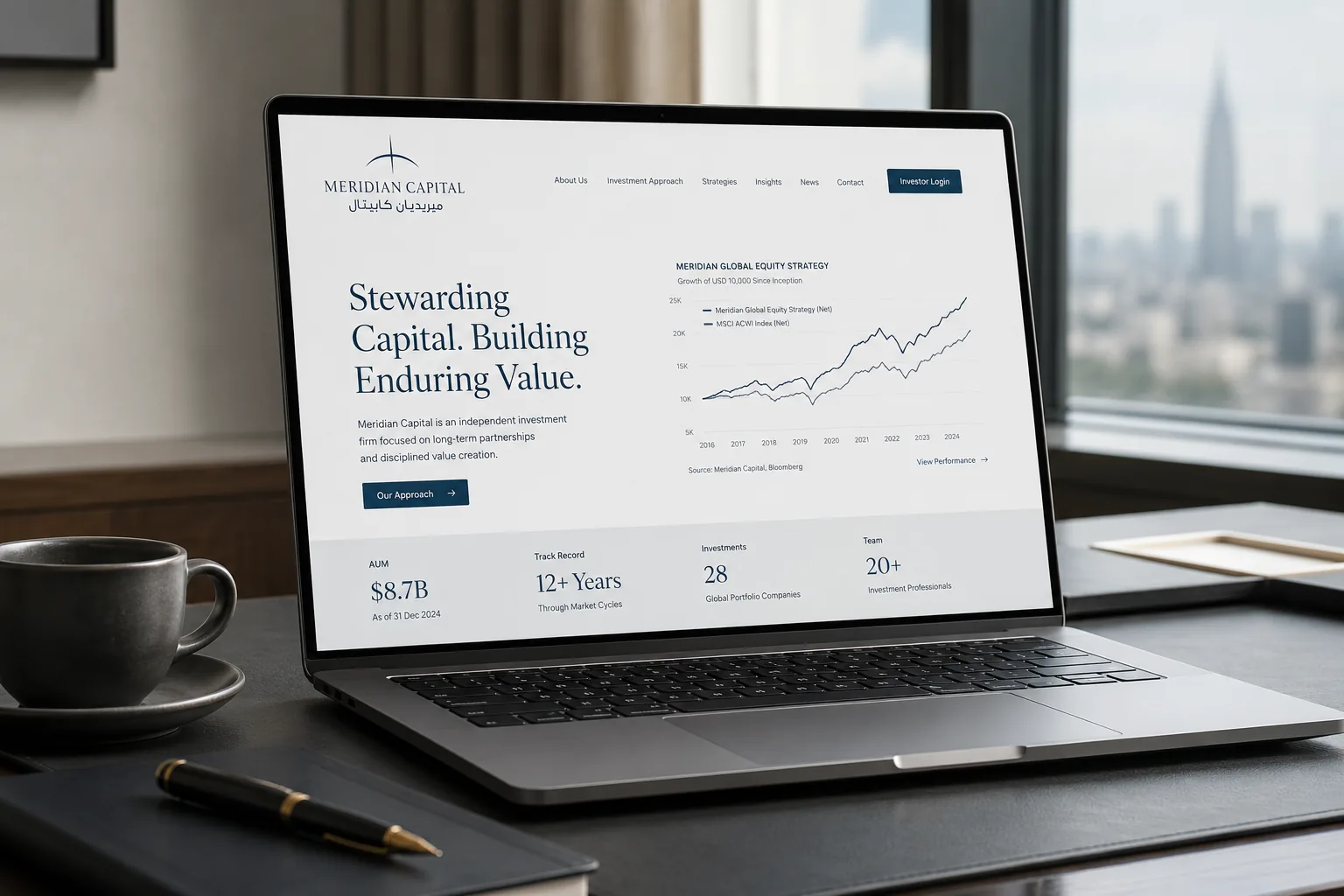 The investor website