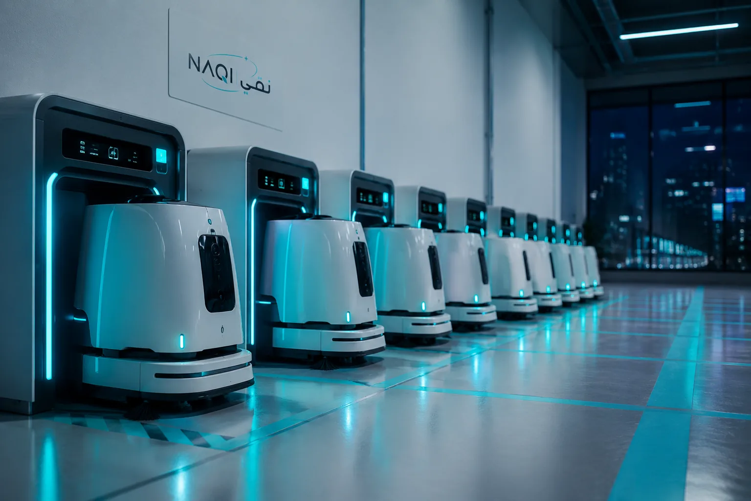 The fleet, charging