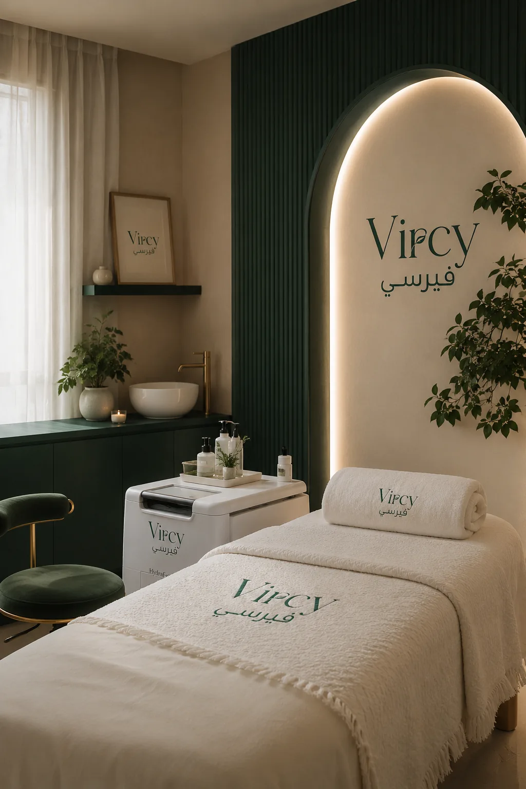 A calm treatment room